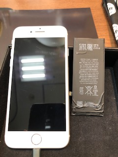 【姉妹店修理速報】iPhone8バッテリー交換